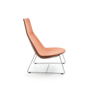 Kreslo Chic Lounge, nohy Metallic, látka Synergy LDS 73