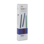 Plastové hrebene GBC 21R 12mm čierne