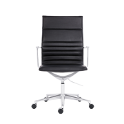 Kancelárske kreslo Sophia Executive, kožené čierne P03