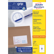 Etikety univerzálne 97x67,7mm Avery A4 100 hárkov