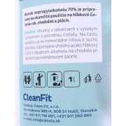 CleanFit dezinfekčný roztok IZOPROPYL 70% s rozprašovačom 1 l