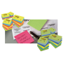 Bločky Post-it ENERGETIC 76x127mm, 6x100 lístkov