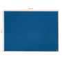 Tabuľa napichovacia Nobo Essence 90x120 cm modrá