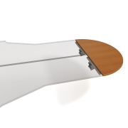 Doplnkový stôl Cross, 160x75,5x60 cm, biely