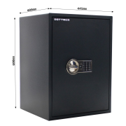 Nábytkový trezor Power Safe 600 IT EL S2, antracit