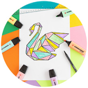 Sada zvýrazňovačov STABILO Boss pastel 8ks