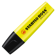 Sada zvýrazňovačov STABILO BOSS ORIGINAL 6 ks sklenná dóza žltá, zelená, oranžová, červená, ružová,