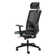 Kancelárska stolička GAME VIP SYN čierno/sivá (B8033) + PDH 3D + podrúčky P44