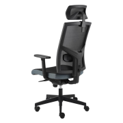 Kancelárska stolička GAME VIP SYN čierno/sivá (B8033) + PDH 3D + podrúčky P44