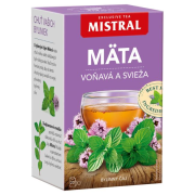 Čaj MISTRAL bylinný mäta voňavá a svieža HB 20 x 1,5 g