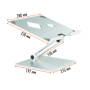 Stojan pod notebook Durable RISE