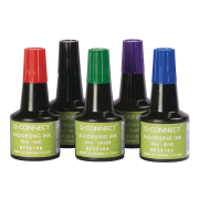Pečiatková farba Q-CONNECT modrá 28ml