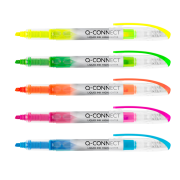 Zvýrazňovač Q-CONNECT Liquid Ink oranžový
