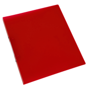 Zakladač 2-krúžkový Q-CONNECT celoplastový 1,6cm transparentný červený