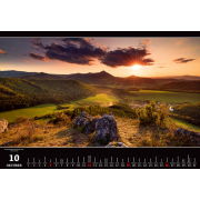 Nástenný kalendár Slovakia Panorama 48,5 x 33,4 cm 2025
