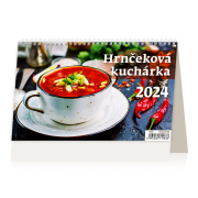 Stolový kalendár riadkový - Hrnčeková kuchárka 2025