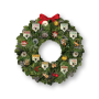Leros bylinný adventný kalendár veniec (24 vreciek)