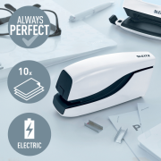 Elektrická zošívačka Leitz New NeXXt WOW 5566 biela