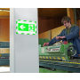 Samolepiaci Duraframe Security A4, zeleno-biely, bal.2 ks