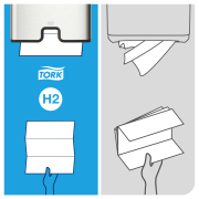 Papierové utierky skladané 2-vrstv. TORK Advanced interfold H2 (21bal.)