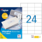 Etikety univerzálne 70x37mm Express Agipa A4 100 hárkov