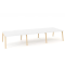 Pracovné stoly Bench ALFA ROOT 420x160cm, biely