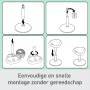 Ergonomická balančná stolička Leitz Ergo na sedenie, svetlo šedá