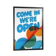 Samolepiaci Duraframe Poster 50x70cm čierny