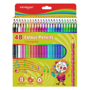 Farbičky KEYROAD drevená 36ks mix farieb