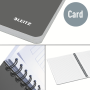 Blok Leitz Office Card A5 90 listov linajkový sivý