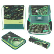 Školská taška Herlitz Loop+ Futbalista, sada