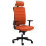 Kancelárska stolička GAME VIP celočalúnená , T-synchro, PDH 3D prešívaný, podrúčky P51, Lucky 1021