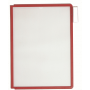 Katalógový panel SHERPA A4 červený