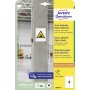 Etikety univerzálne 105x148mm Avery A4, silne lepivé 20 hárkov