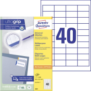 Etikety univerzálne 48,5x25,4mm Avery A4 100 hárkov