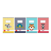 Zošit Herlitz 513, A5, linajkový, 70g/m2, mix motívov Cute Animals