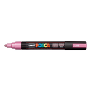 Popisovač uni POSCA PC-5M metalicky ružový