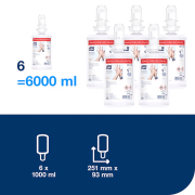 Gélový dezinfekčný prostriedok TORK Alcohol S4, 1000 ml