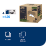 Utierky skladané TORK Heavy-Duty Biobased W4 1-vrstv., 105 útržkov