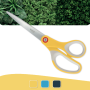 Nožnice titánové Leitz Cosy 205mm teplo žlté