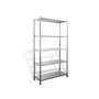 Policový regál s 5 kovovými policami, základný modul, š.106 x h.43 x v.200 cm