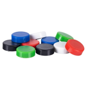 Magnety Q-CONNECT okrúhle, 20 mm, 10 ks, mix farieb
