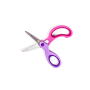 Detské nožnice DONAU Soft Grip okrúhlá čepeľ, 13 cm, mix farieb, displej 30 ks
