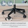 Ergonomická stolička na sedenie s kolieskami Leitz Ergo
