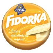 Fidorka biela s čokoládovou náplňou 30g