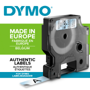 Samolepiaca páska Dymo D1 6 mm číra/čierna