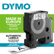 Samolepiaca páska Dymo D1 24 mm biela/čierna