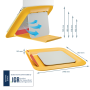 Stojan pod notebook Leitz Cosy Ergo teplý žltý
