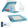 Stojan pod notebook Leitz Cosy Ergo kľudný modrý